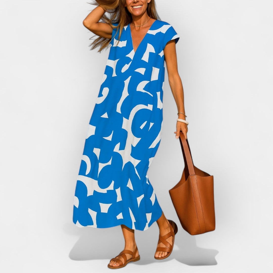 Hela – Robe élégante et légère avec décolleté en V