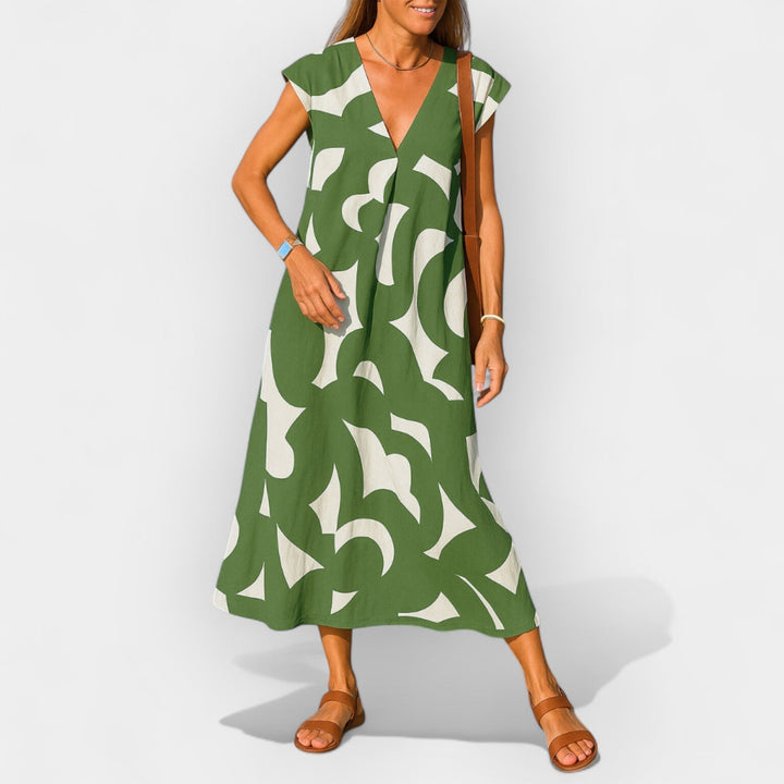 Hela – Robe élégante et légère avec décolleté en V