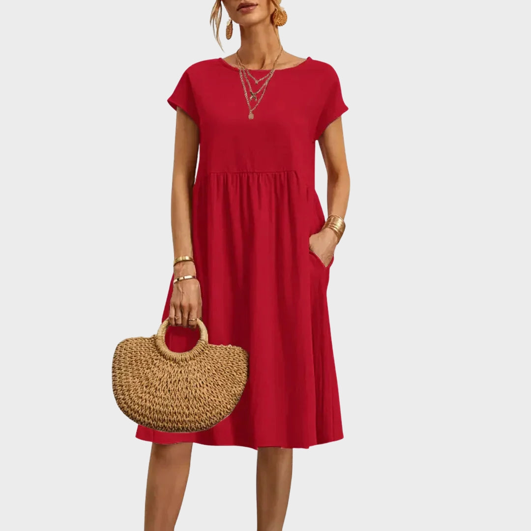 Ankica - Robe simple avec poches