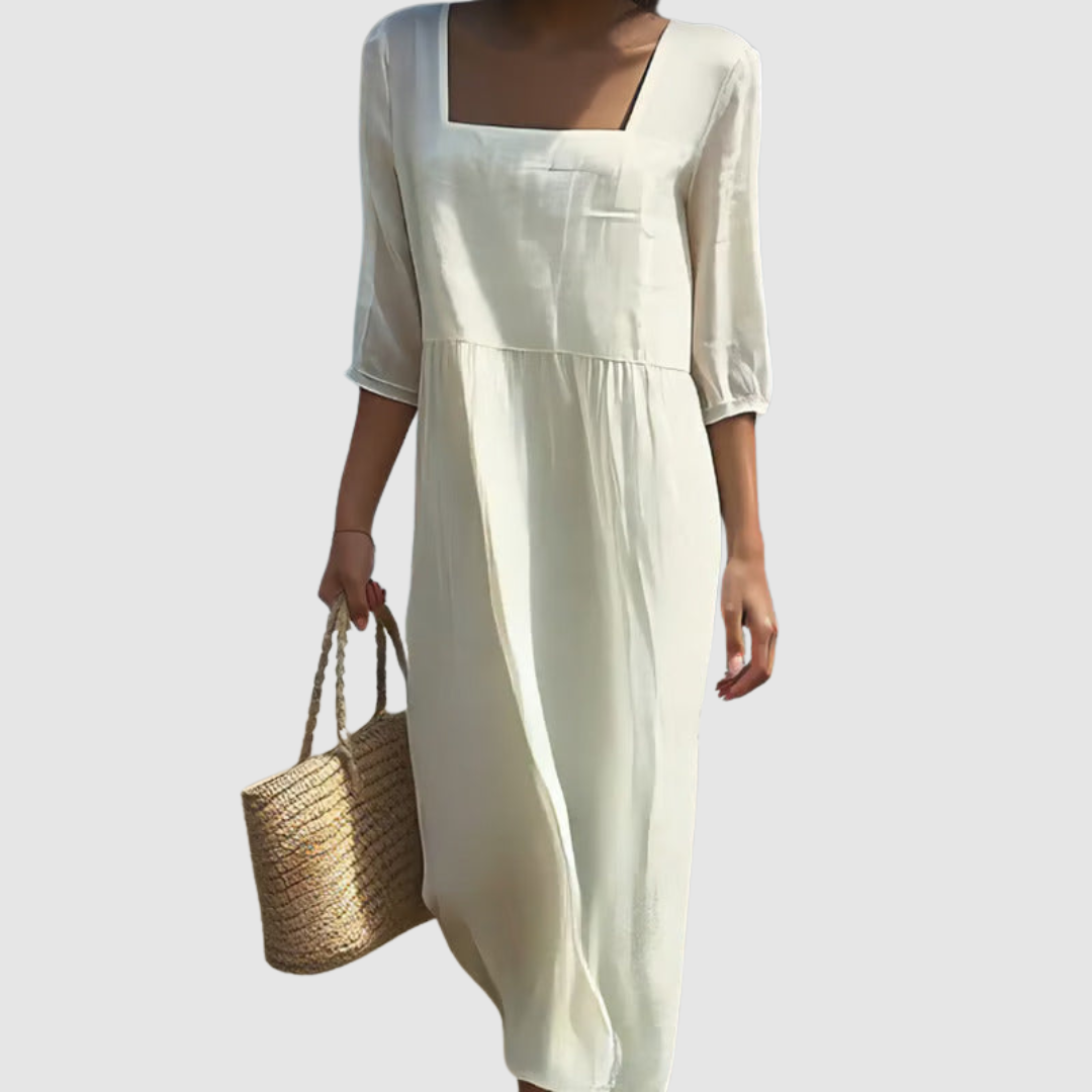 Abito - Robe fluide en toile