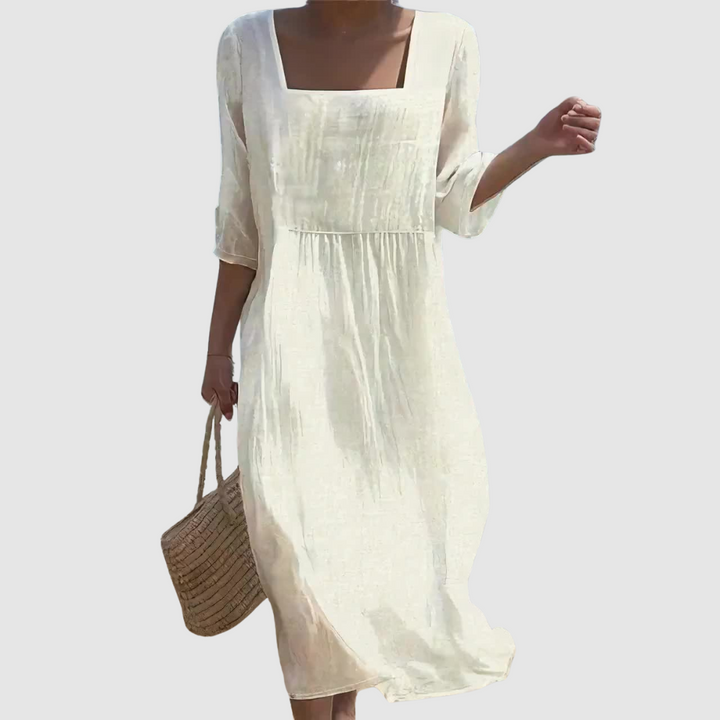 Abito - Robe fluide en toile
