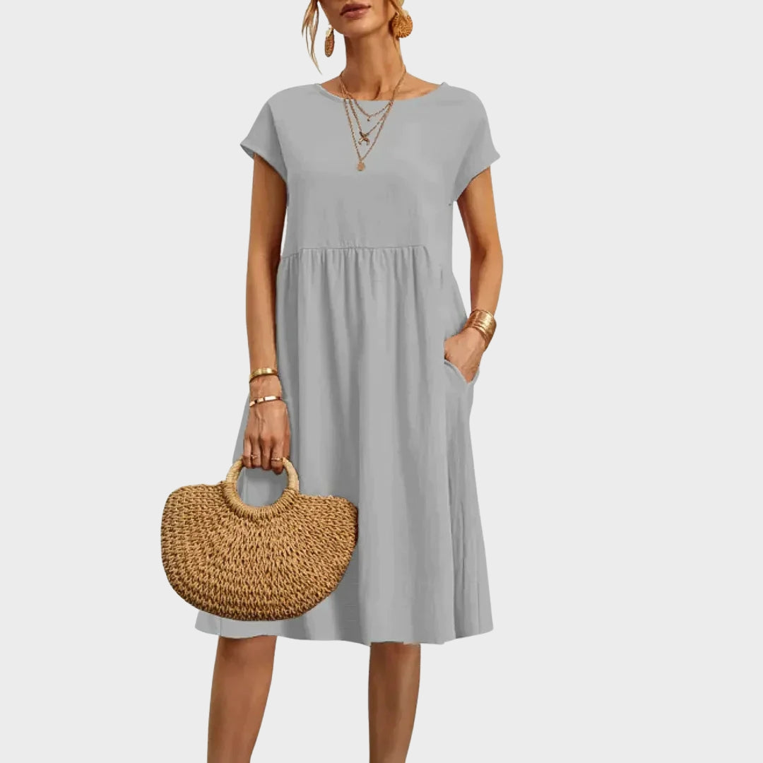 Ankica - Robe simple avec poches