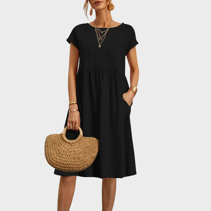 Ankica - Robe simple avec poches