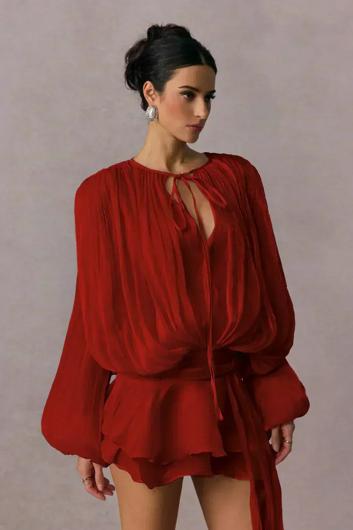 Lijana | Robe Courte Élégante Boho