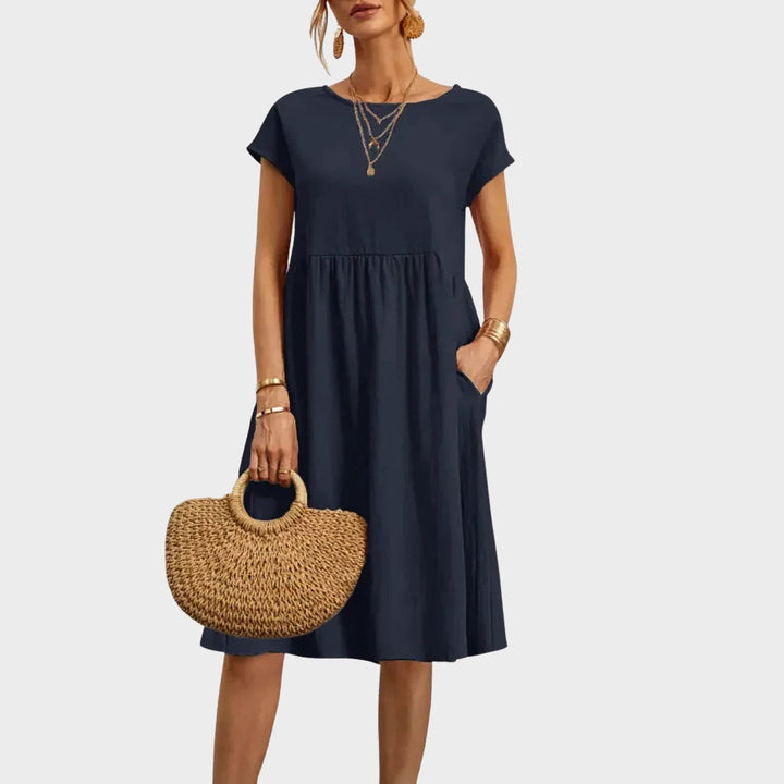 Ankica - Robe simple avec poches
