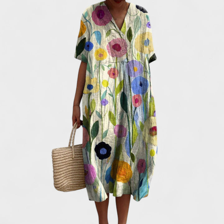 Lorena - Robe d'été colorée