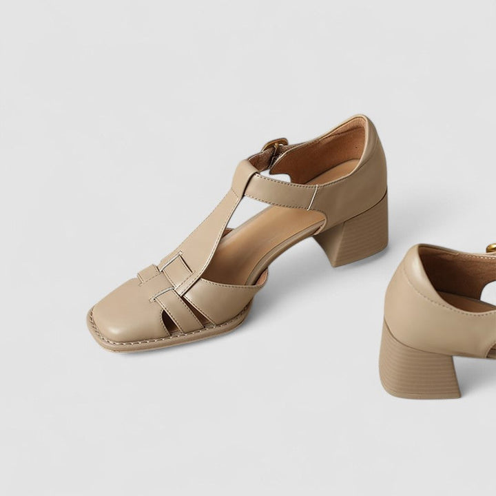 Scarlett – Sandales orthopédiques T-Strap à blocs