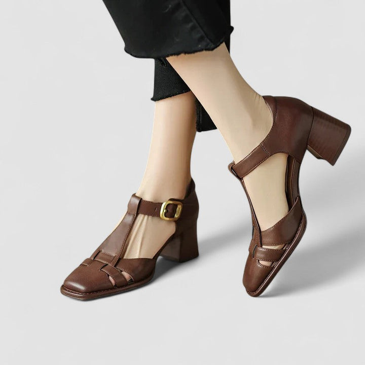 Scarlett – Sandales orthopédiques T-Strap à blocs