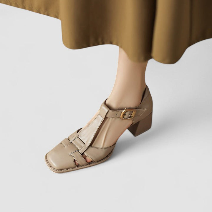 Scarlett – Sandales orthopédiques T-Strap à blocs