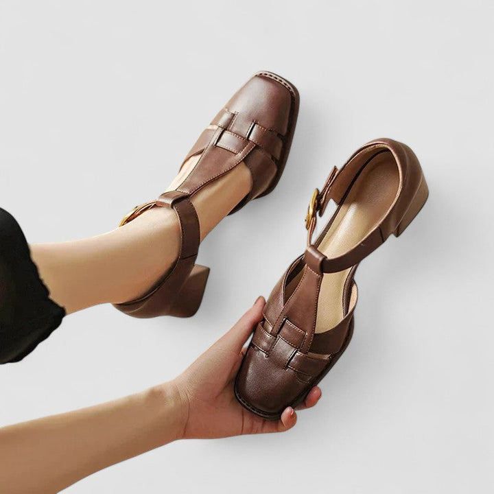 Scarlett – Sandales orthopédiques T-Strap à blocs