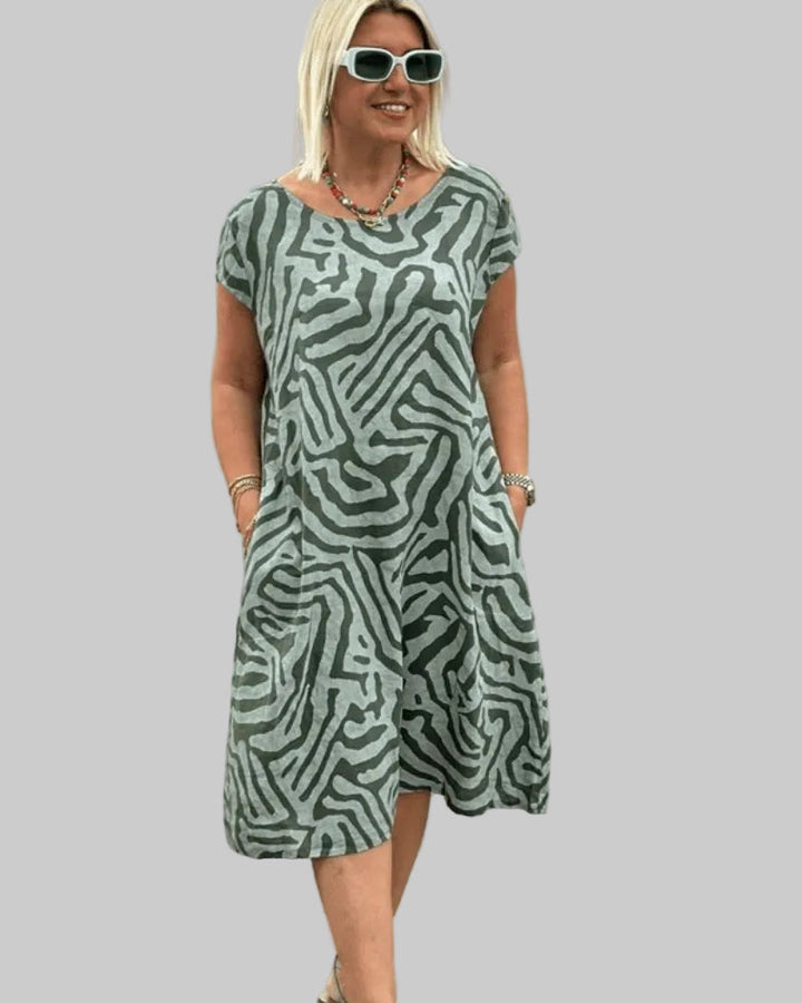 Avanille - Robe d'été à décolleté rond