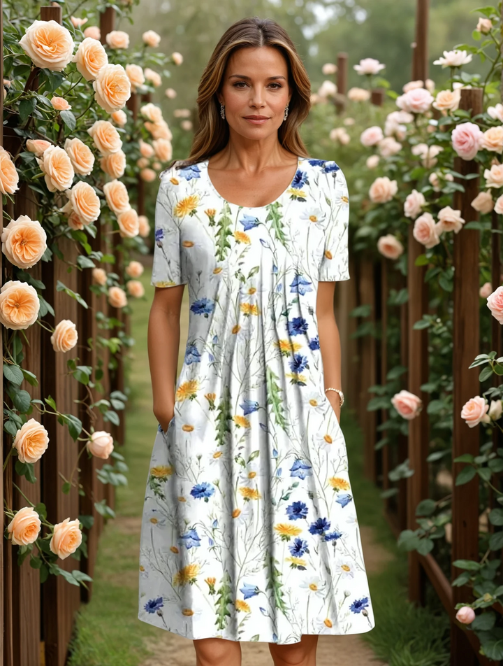 Marianne – Robe florale élégante