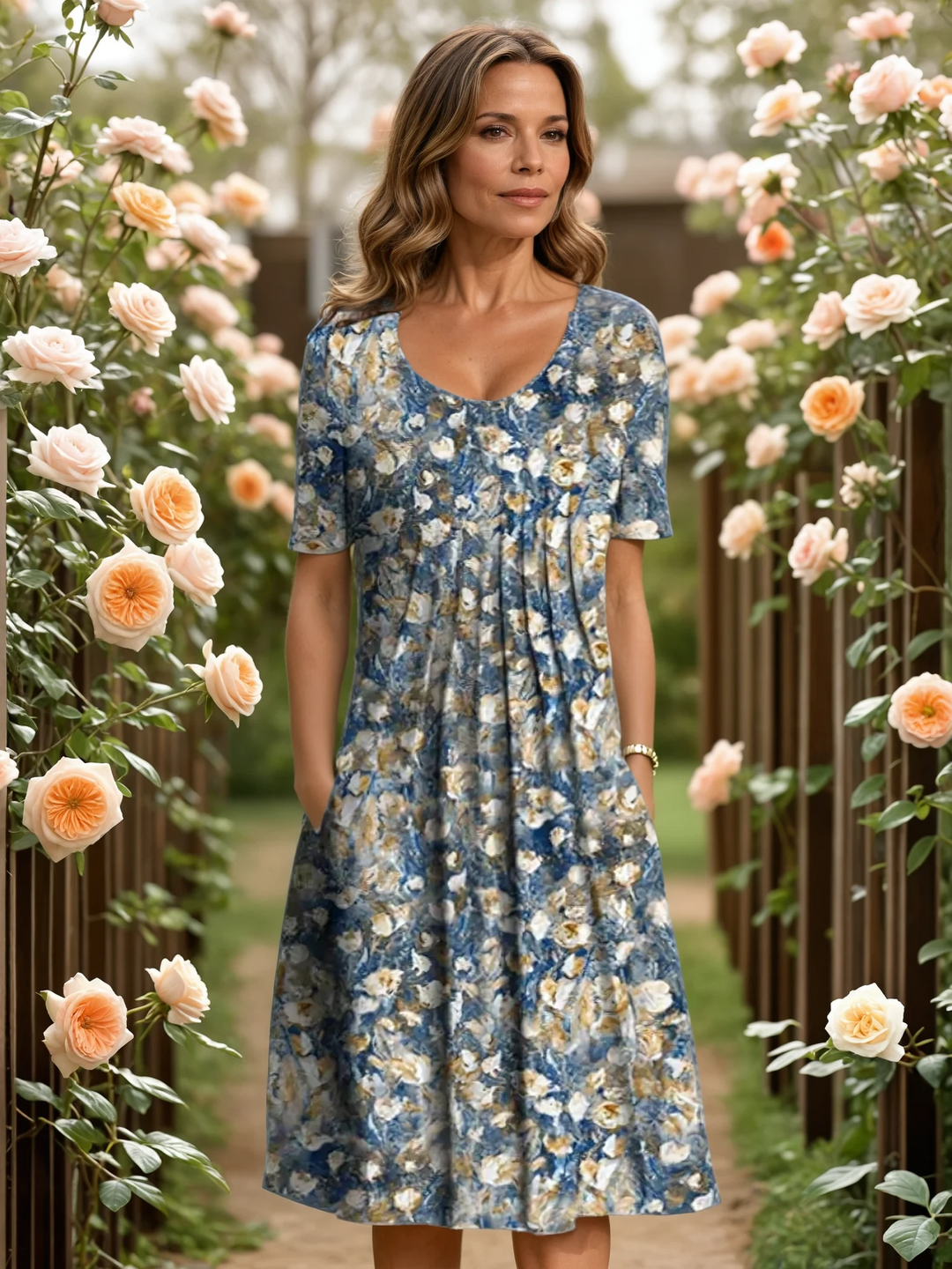 Marianne – Robe florale élégante