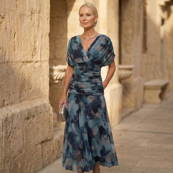 Luna | Élégant Robe Bleue