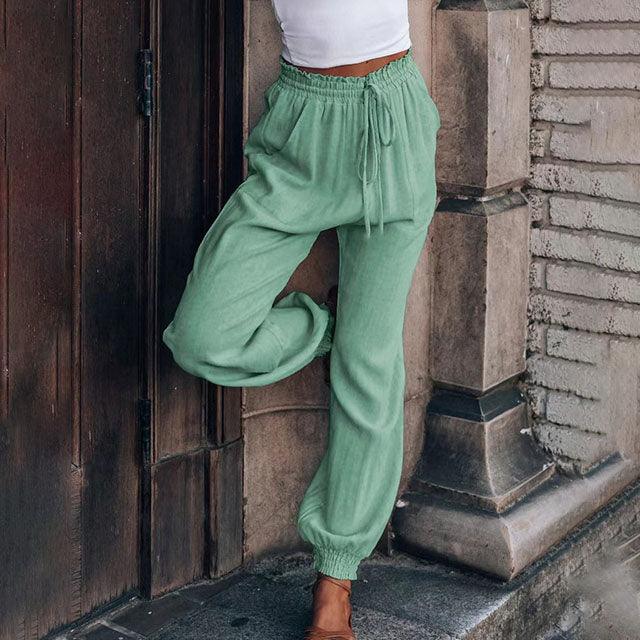 Kaeli – Pantalons Élégants avec Cordon