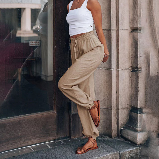 Kaeli – Pantalons Élégants avec Cordon