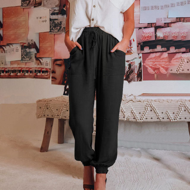 Kaeli – Pantalons Élégants avec Cordon