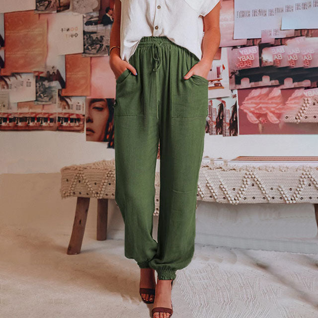 Kaeli – Pantalons Élégants avec Cordon