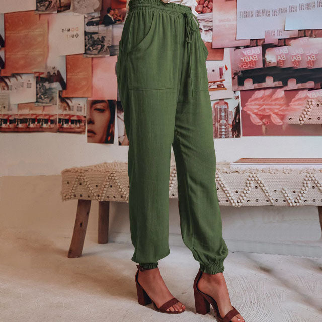 Kaeli – Pantalons Élégants avec Cordon