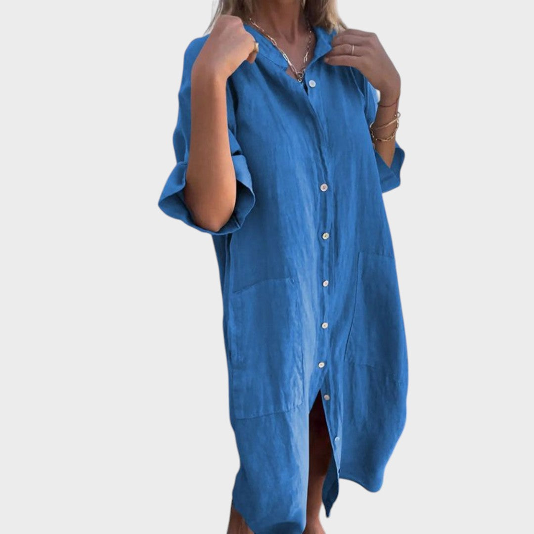 Blanka - Chemise Robe Décontractée