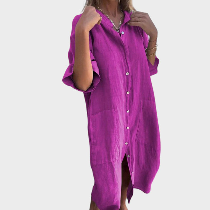 Blanka - Chemise Robe Décontractée