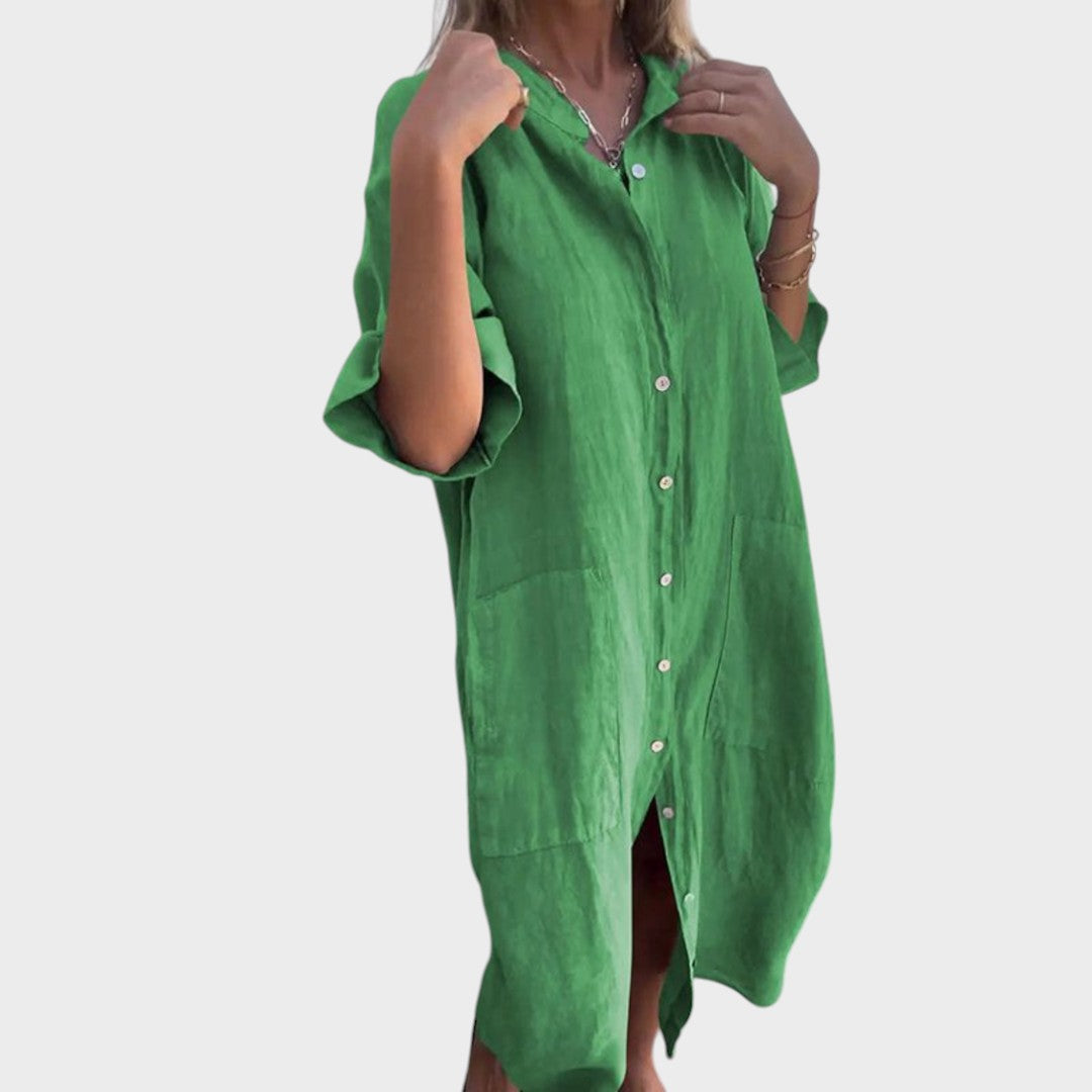 Blanka - Chemise Robe Décontractée
