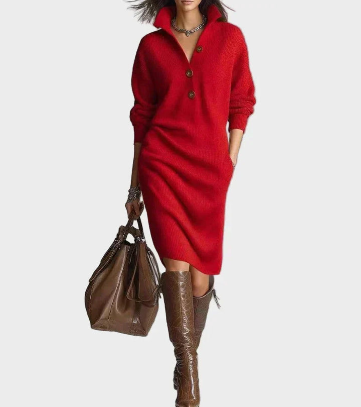 Mila - Robe en maille confortable