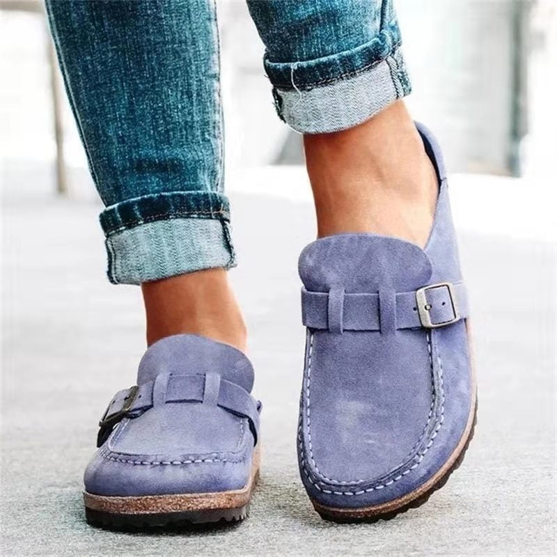 Lyra - Mocassins Orthopédiques en Cuir Suédé