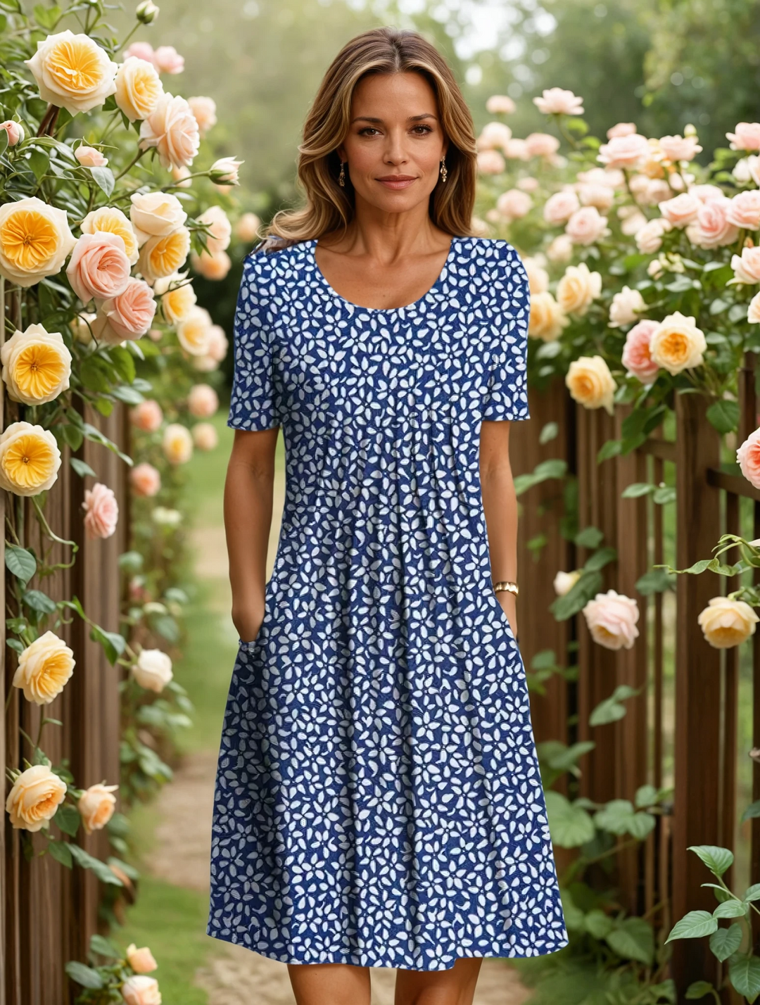 Marianne – Robe florale élégante