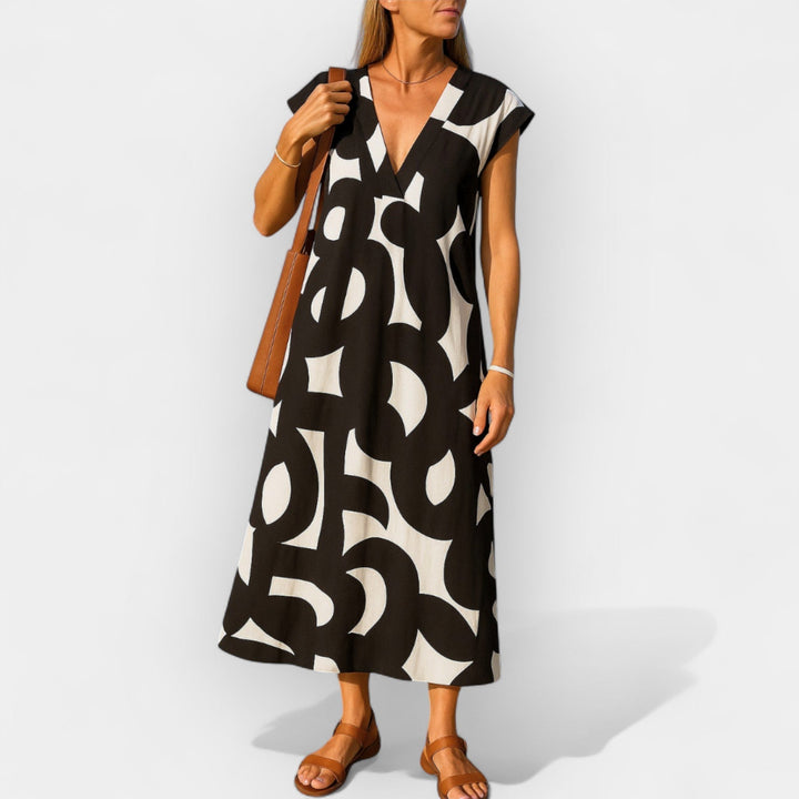Hela – Robe élégante et légère avec décolleté en V