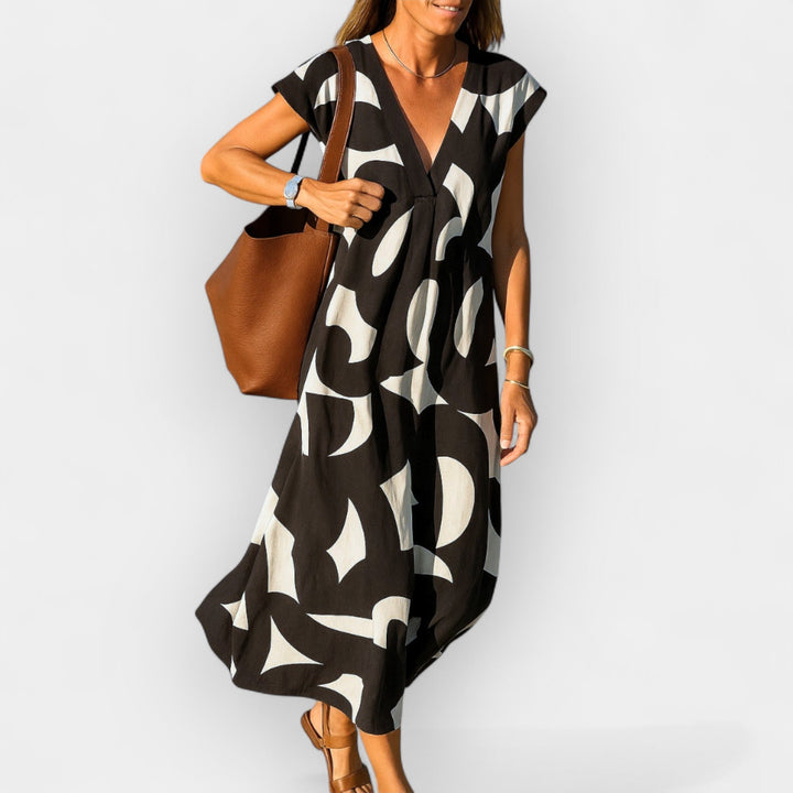 Hela – Robe élégante et légère avec décolleté en V