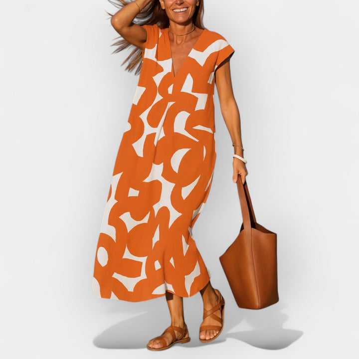Hela – Robe élégante et légère avec décolleté en V