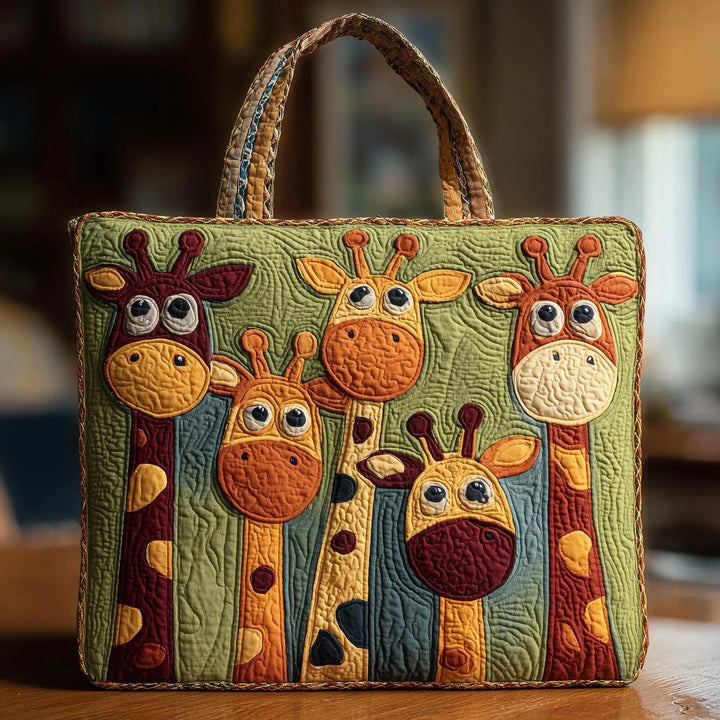 Sac tote rembourré - Girafe