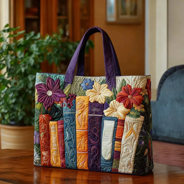Sac tote rembourré - Amant des livres
