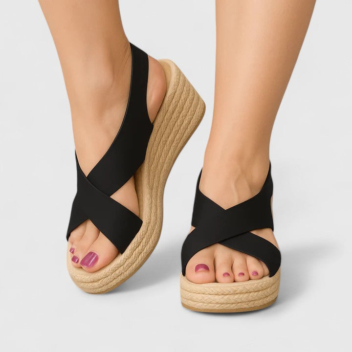 Bellany - Sandales à talons croisés