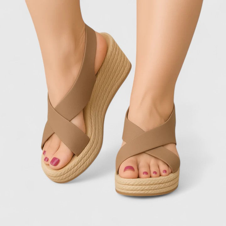 Bellany - Sandales à talons croisés