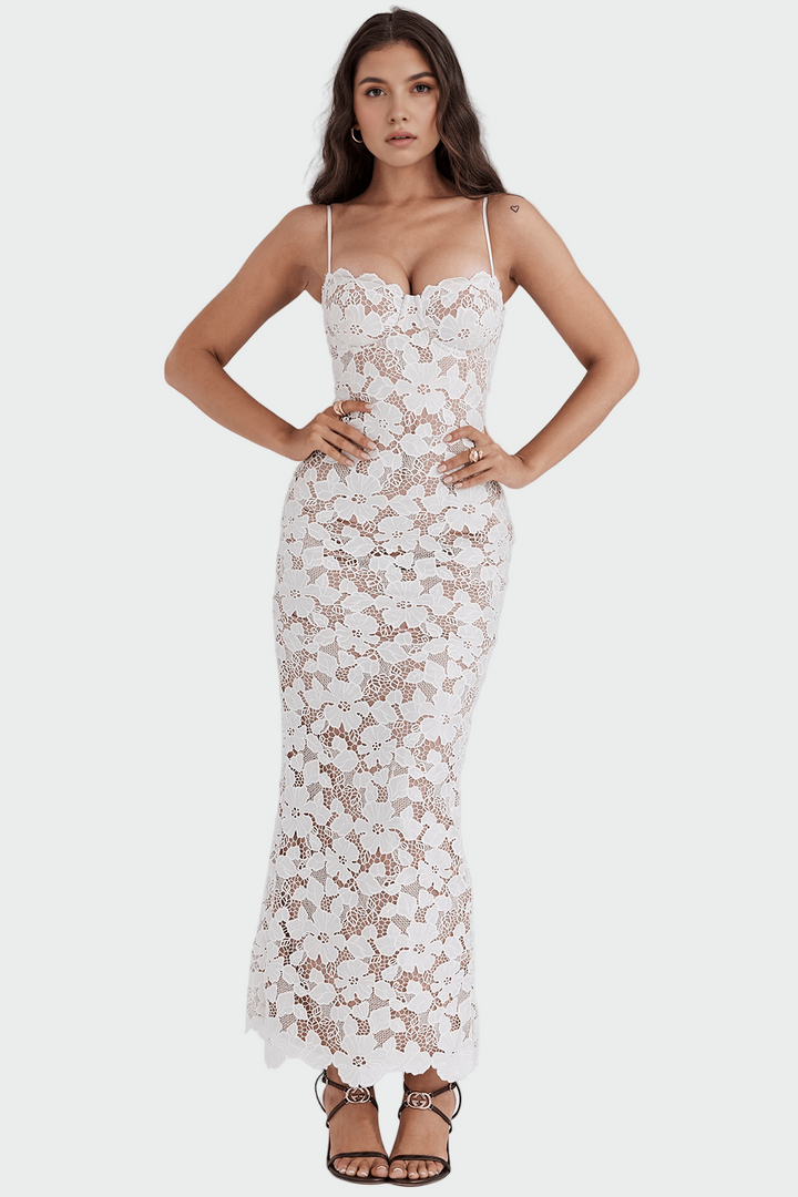 Maxi en Dentelle Blanche
