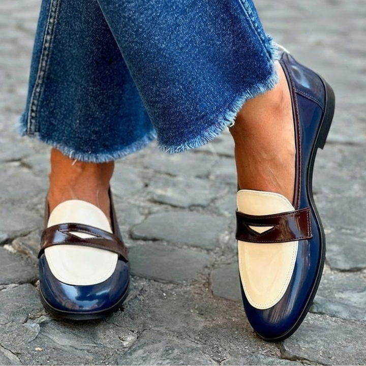 Claudia™ | Mocassins Contrastés