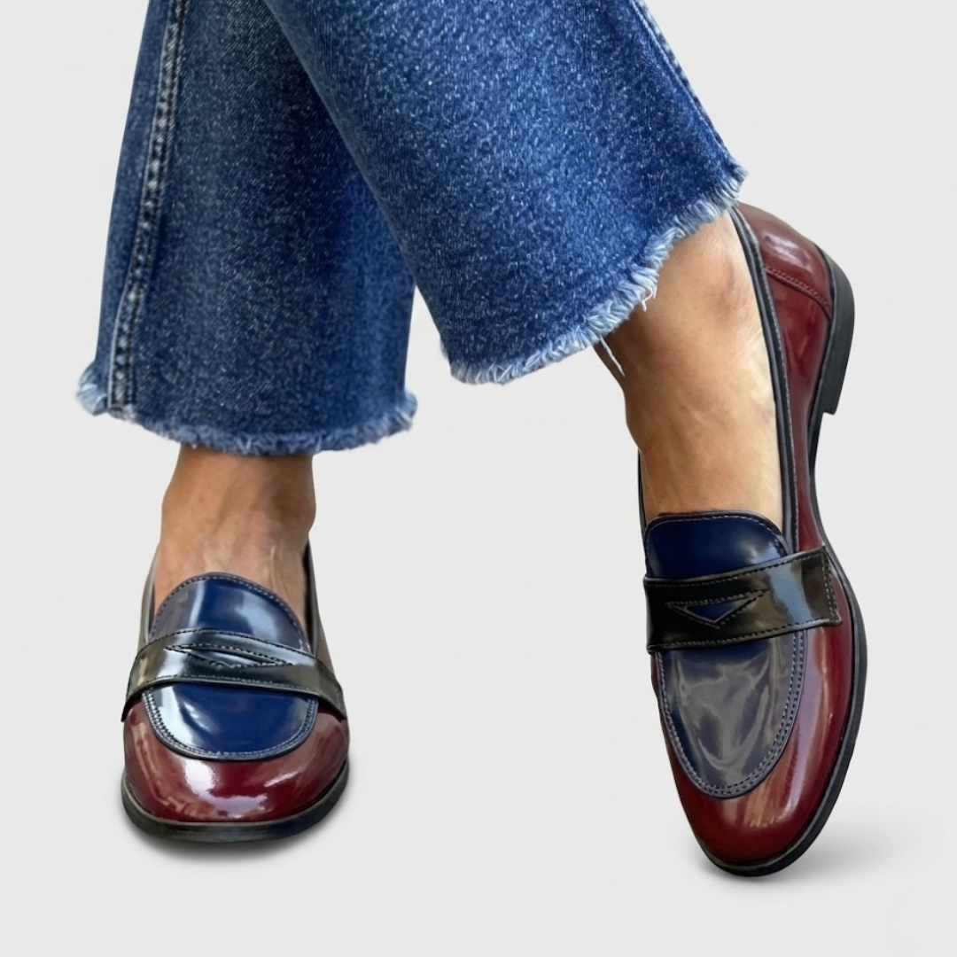 Claudia™ | Mocassins Contrastés