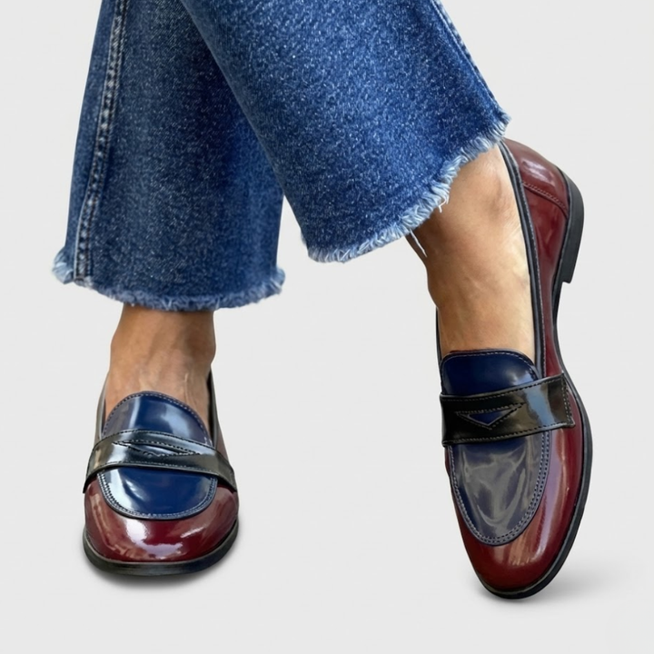 Claudia™ | Mocassins Contrastés