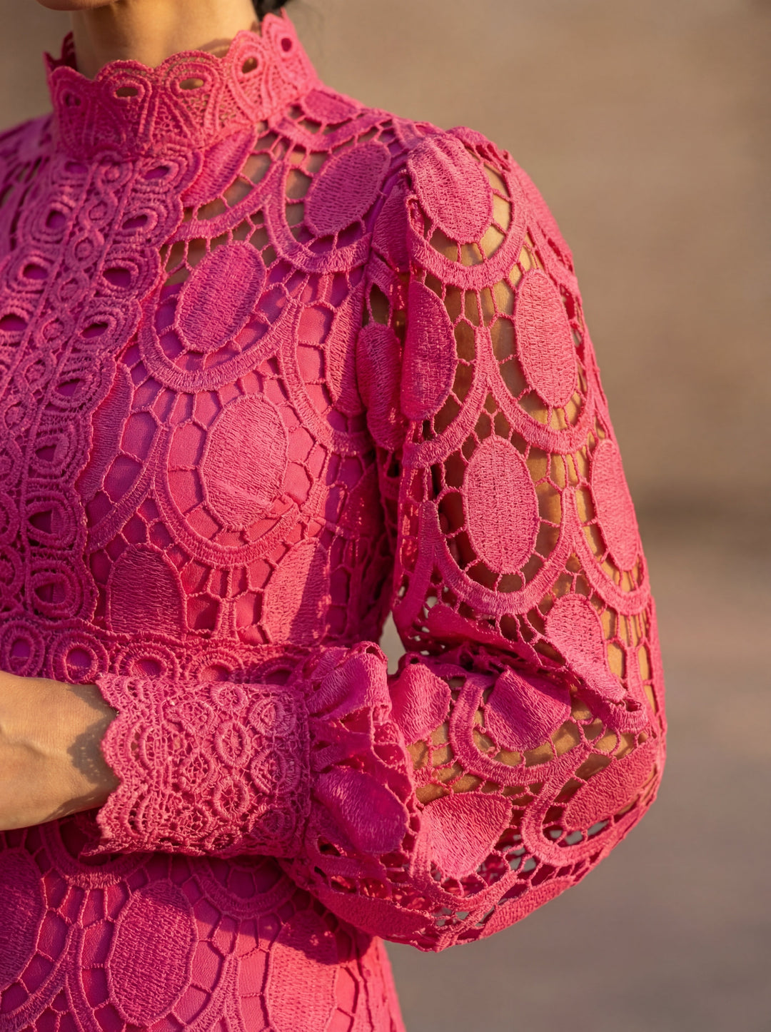 Aurora - Robe en dentelle de luxe