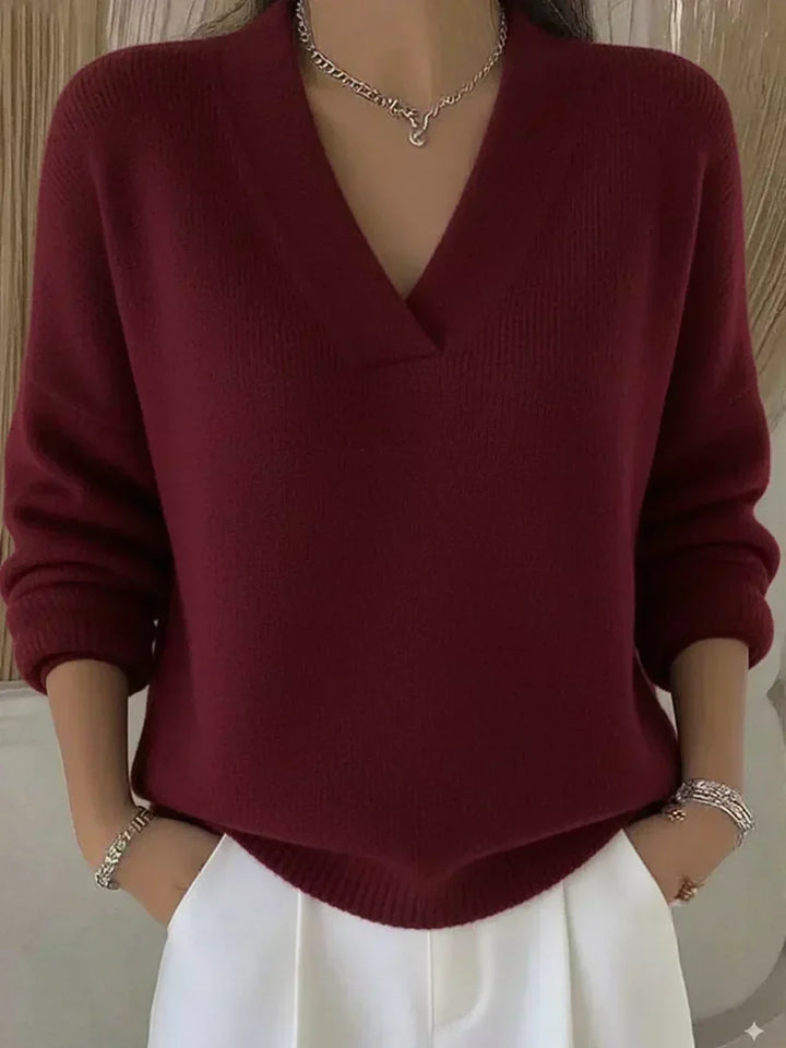 Violeta | Pull Ample avec Col en V