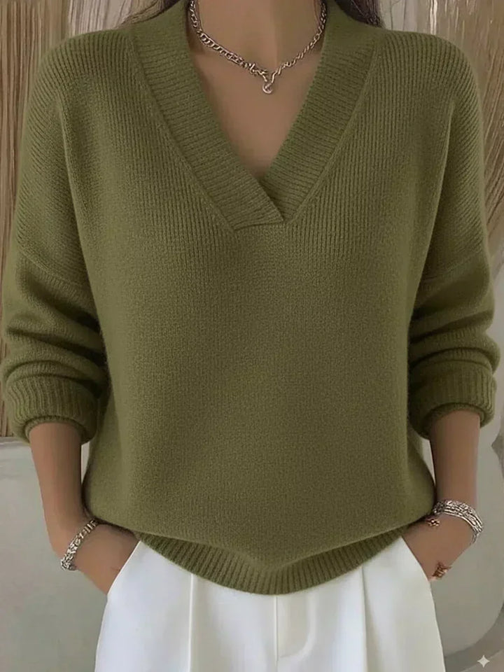 Violeta | Pull Ample avec Col en V
