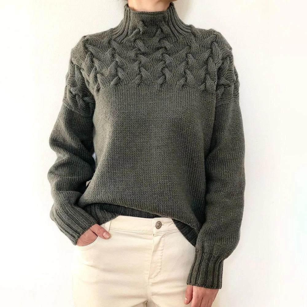 Elena | Pull Col Montant Chaud