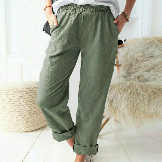 Neria - Pantalons à Structure Douce