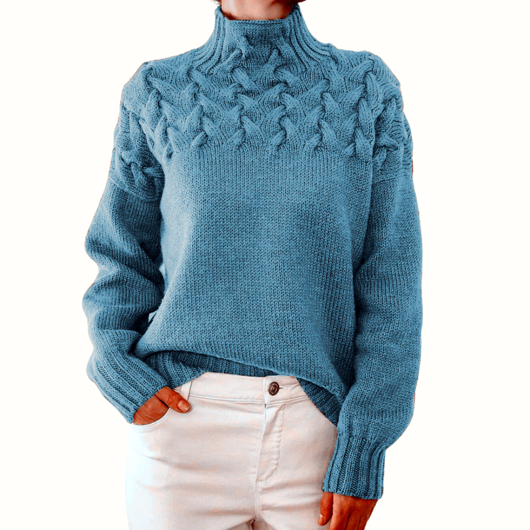 Elena | Pull Col Montant Chaud