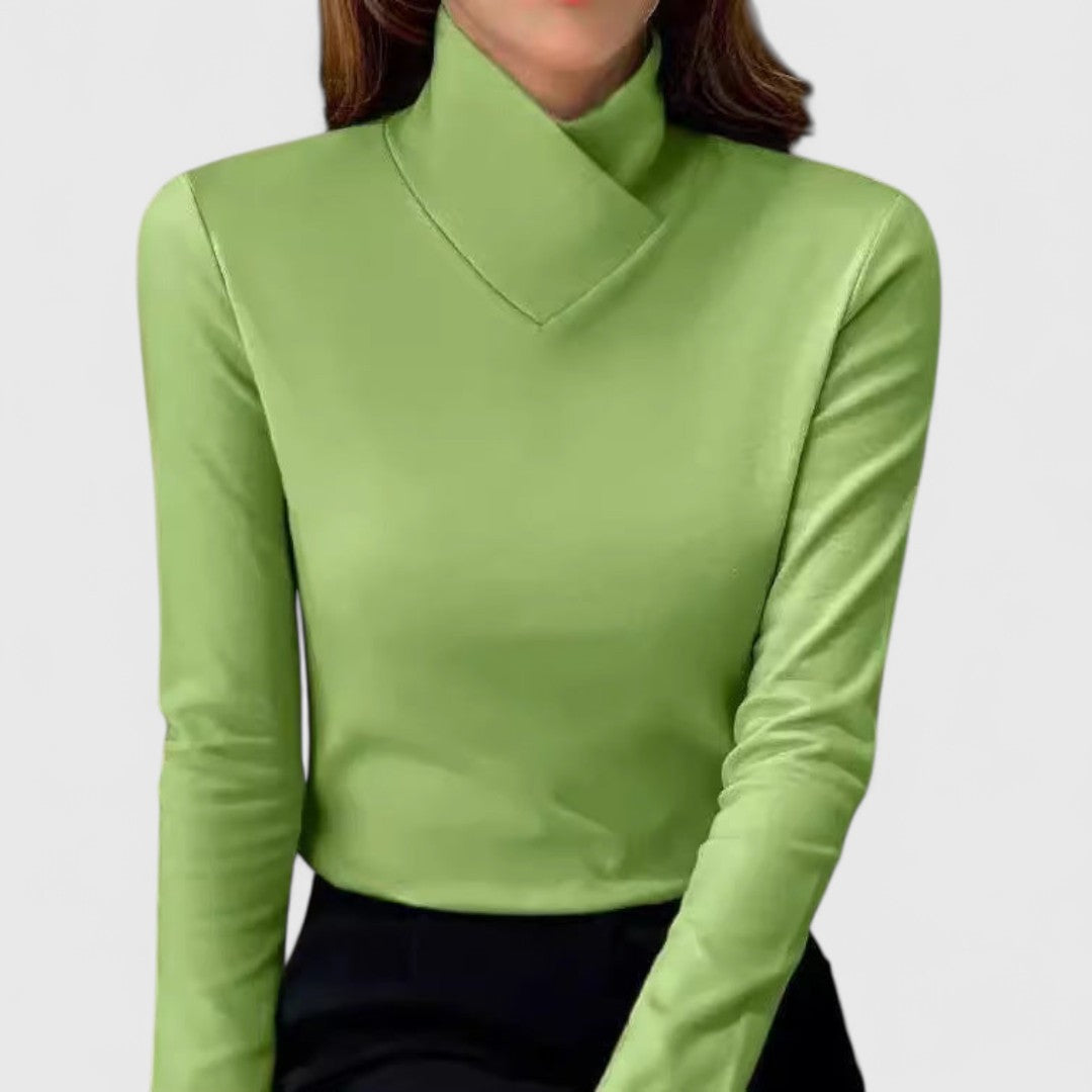 Clair | Pull Élégant Col Roulé
