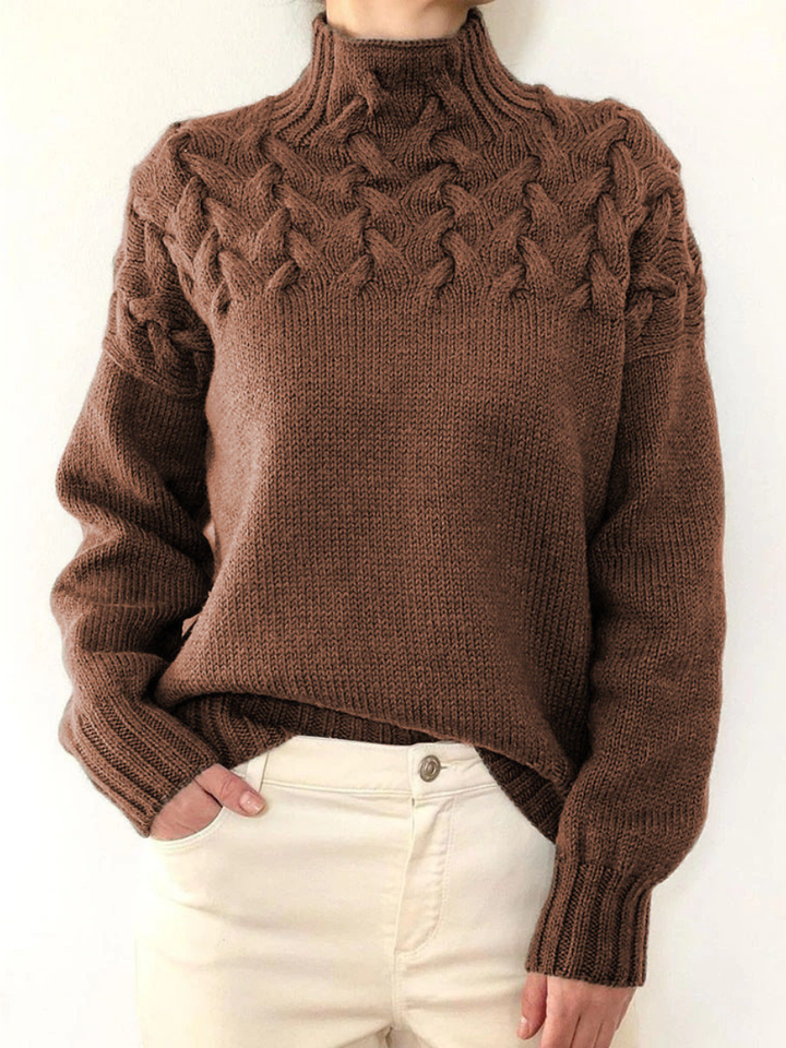 Elena | Pull Col Montant Chaud