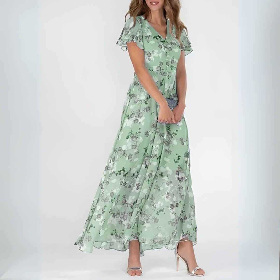 Hana - Robe maxi florale