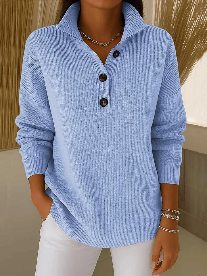Amparo | Pull en Jersey avec Col en V